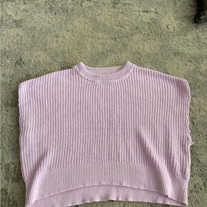 Aeropostale Lilac Knit Sleeveless Vest